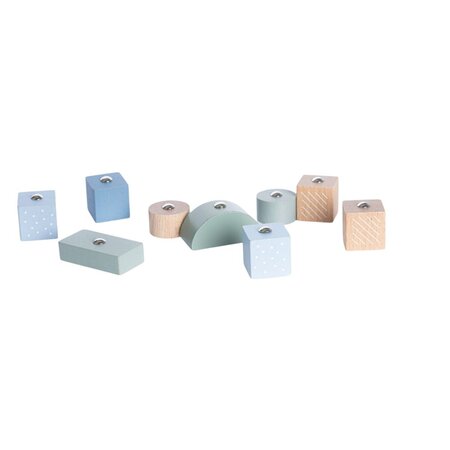Jucarie din lemn, Macara magnetica, 3 ani+, Cubika 769502