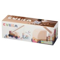 Jucarie din lemn, Macara magnetica, 3 ani+, Cubika
