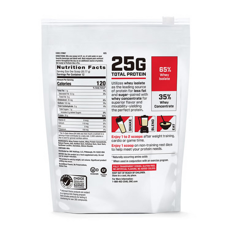 Proteina din zer Whey Pro Performance, Vanilie, 369 g, GNC 769528