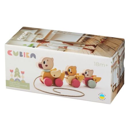 Jucarie din lemn, Ratustele mele, 18 luni+, Cubika