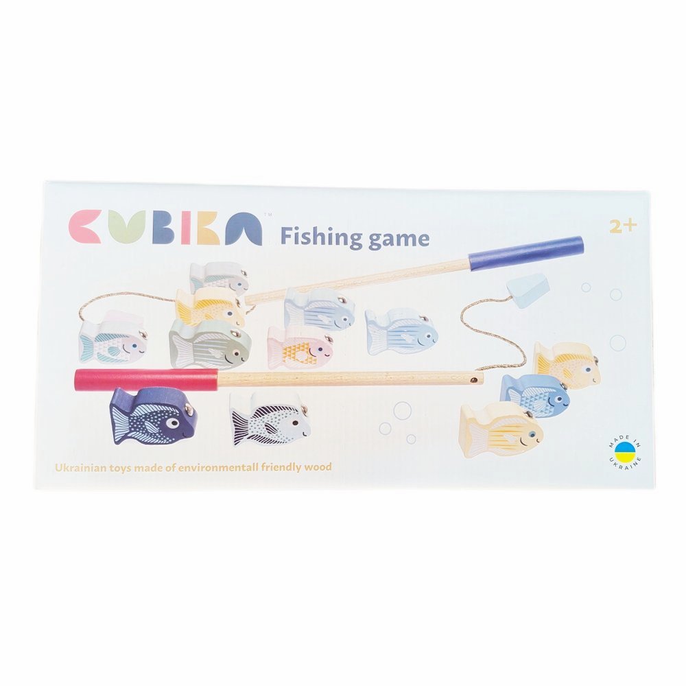 Jucarie Din Lemn, Micul Pescar, 2 ani+, Cubika