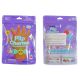 Set bratara si inel cu talismane pop-it Plip Charms, Mov, 4 ani+, Fat Brain 769668