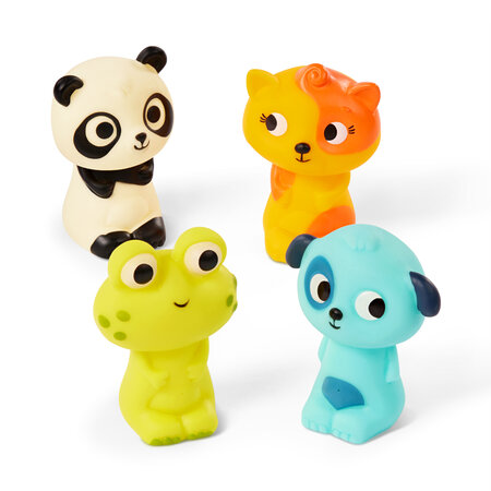 Papusi pentru degete, Animale Prietenoase, + 10 luni, Btoys 769903