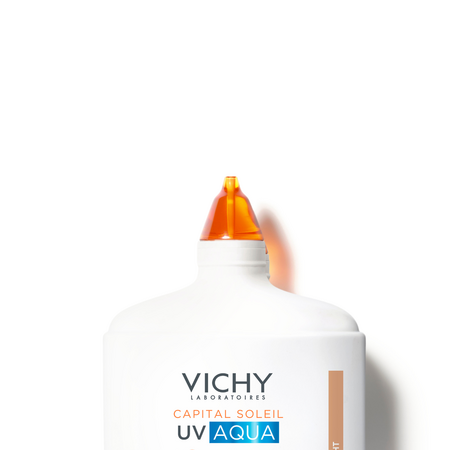 Fluid hidratant colorat cu SPF 50 Capital Soleil Uv Aqua, 50 ml, Vichy 770107