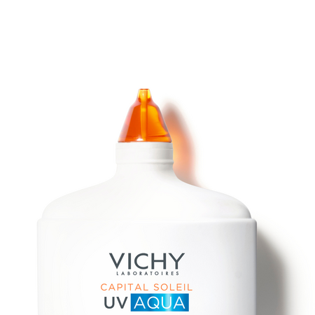 Fluid hidratant colorat cu SPF 50 Capital Soleil Uv Aqua, Invizibil, 50 ml, Vichy 770146