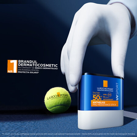 Baton solid stick cu SPF50+ Anthelios UVSport, 8 g, La Roche Posay 770169