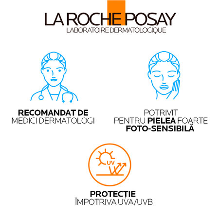 Spray invizibil de corp cu SPF 50+ Anthelios UVSport, 200 ml, La Roche Posay 770209