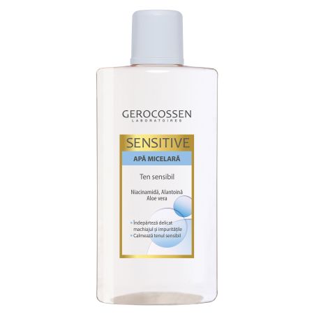 Apa micelara Sensitive cu Niacinamida, Alantoina si Aloe Vera, 300 ml, Gerocossen