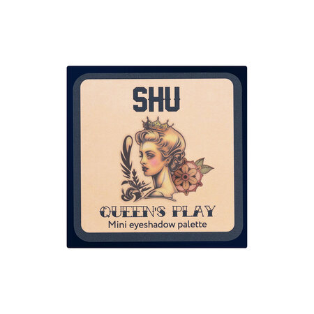Mini paleta farduri de ochi Queen's Play, 122 Light Lavender, Shu 770449