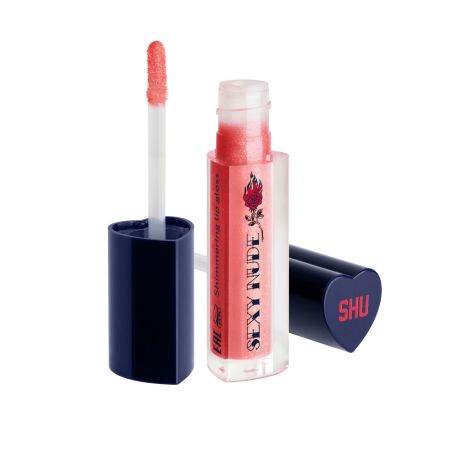 Luciu de buze Shimmering Sexy Nude, 452 Sparkling Pink, 4 ml, Shu
