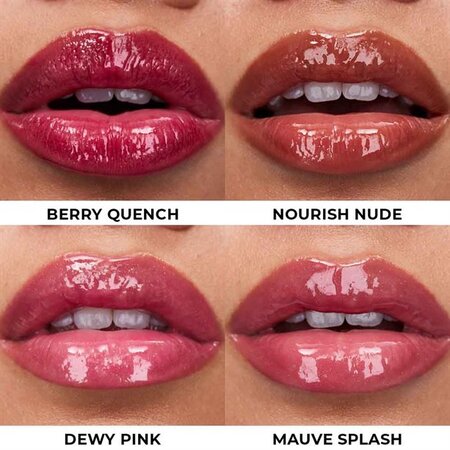 Luciu de buze cu peptide infuzat cu ser, Berry Quench, 7 ml, Avon 770940