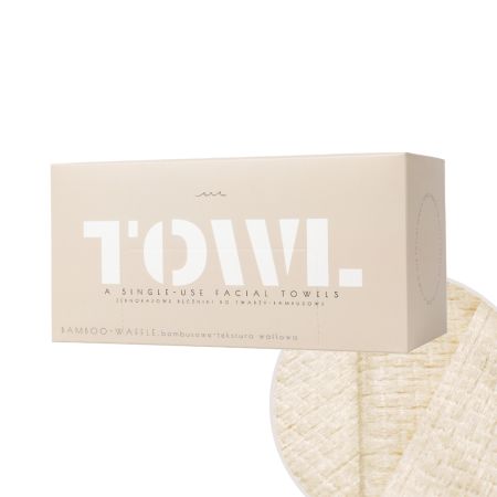 Prosoape faciale de unica folosinta Bamboo, 80 bucati, Towl