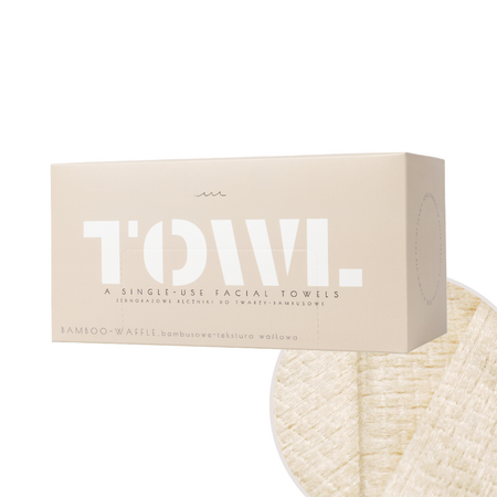 Prosoape faciale de unica folosinta Bamboo, 80 bucati, Towl