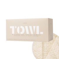Prosoape faciale de unica folosinta Bamboo, pachet xxl, 80 bucati, Towl