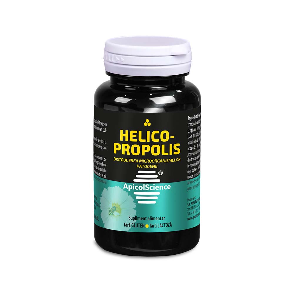 Helico-Propolis, 60 capsule, ApicolScience