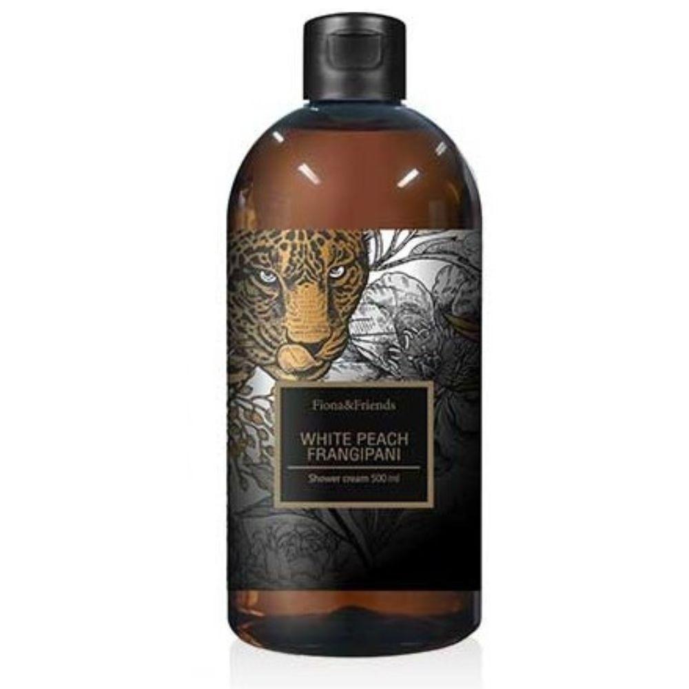Gel de dus White Peach, 500 ml, Fiona & Friends