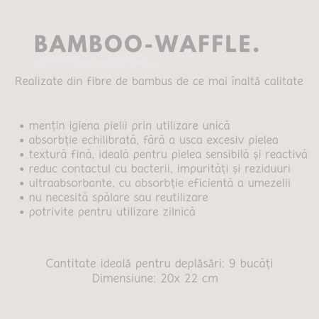 Prosoape faciale de unica folosinta Bamboo, travel, 9 bucati, Towl 771012
