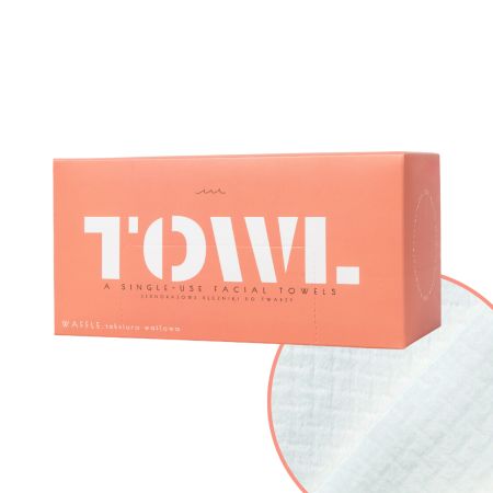 Prosoape faciale de unica folosinta Waffle, pachet xxl, 80 bucati, Towl