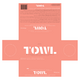 Prosoape faciale de unica folosinta Waffle, pachet xxl, 80 bucati, Towl 771014