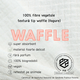 Prosoape faciale de unica folosinta Waffle, travel, 9 bucati, Towl 771025