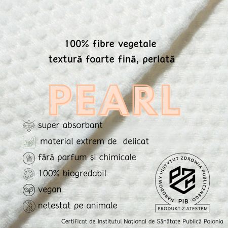 Prosoape faciale de unica folosinta Pearl, travel, 9 bucati, Towl 771036