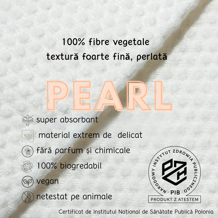 Prosoape faciale de unica folosinta Pearl, travel, 9 bucati, Towl 771036