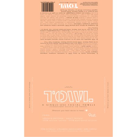 Prosoape faciale de unica folosinta Pearl, travel, 9 bucati, Towl 771038