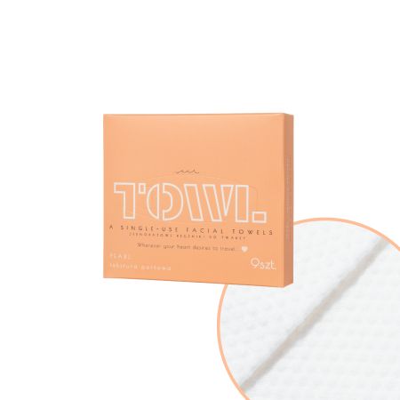 Prosoape faciale de unica folosinta Pearl, travel, 9 bucati, Towl