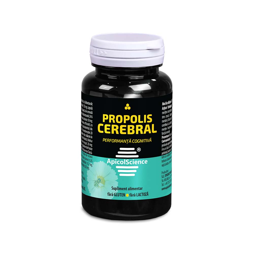 Propolis Cerebral, 60 capsule, ApicolScience