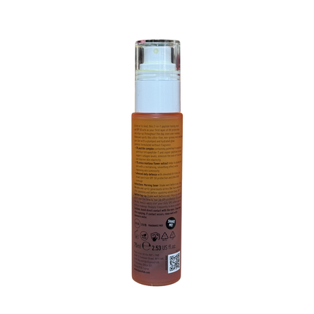 Spray pentru fata 2 in 1 cu SPF50 Peptide Fix, 75 ml, Nip+Fab 771403