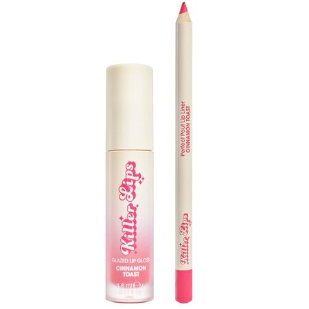 Kit Luciu de buze 3.8 ml + Creion de buze 1 g Pucker Up, Cinnamon Toast, Killer Lips 771498