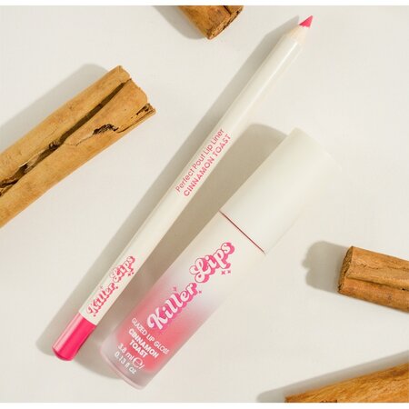 Kit Luciu de buze 3.8 ml + Creion de buze 1 g Pucker Up, Cinnamon Toast, Killer Lips 771500
