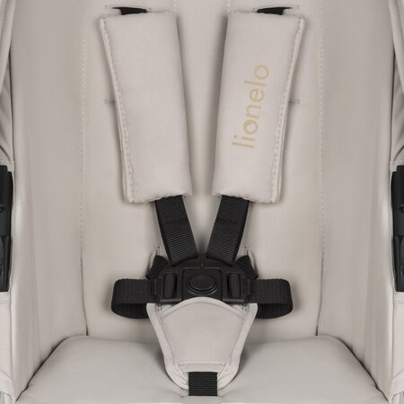 Carucior reversibil 2 in 1 cu multiple accesorii Amber Plus, pana la 22 kg, Bej, 0-4 ani, Lionelo 771494