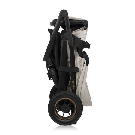 Carucior reversibil 2 in 1 cu multiple accesorii Amber Plus, pana la 22 kg, Bej, 0-4 ani, Lionelo 771484