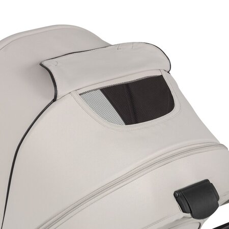 Carucior reversibil 2 in 1 cu multiple accesorii Amber Plus, pana la 22 kg, Bej, 0-4 ani, Lionelo 771493