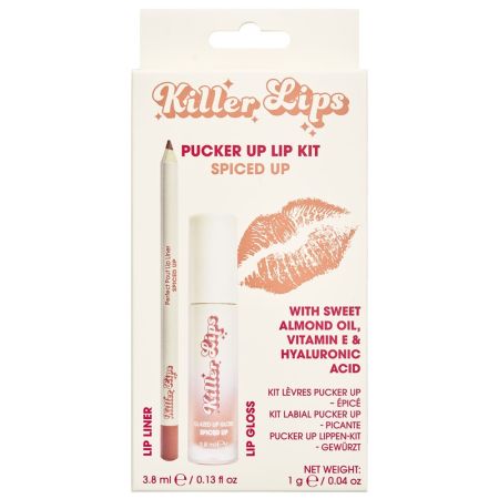 Kit Luciu de buze 3.8 ml + Creion de buze 1 g Pucker Up, Spiced Up, Killer Lips