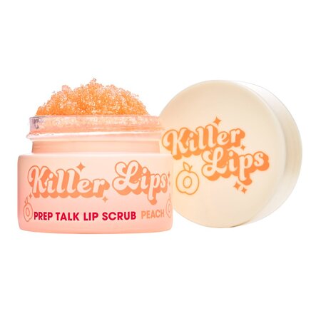 Exfoliant pentru buze cu aroma de piersica Prep Talk Lip Scrub, 16 g, Killer Lips 771586