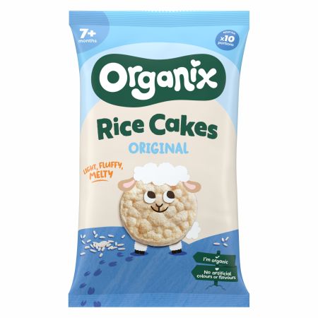 Rondele de orez Clouds, 7 luni+, 40 grame, Organix