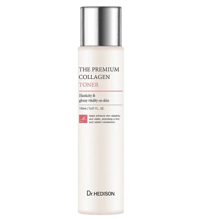 Toner hidratant si revitalizant The Premium Collagen, 150 ml, Dr. Hedison
