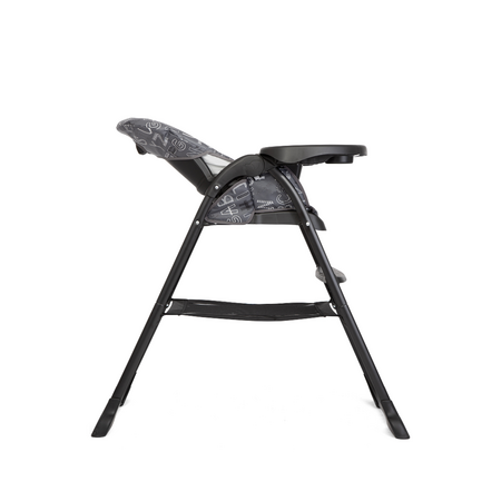 Scaun de masa pentru copii Mimzy Snacker, ABC Charcoal, 6 luni+, Joie 771679