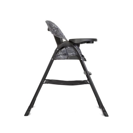 Scaun de masa pentru copii Mimzy Snacker, ABC Charcoal, 6 luni+, Joie 771678