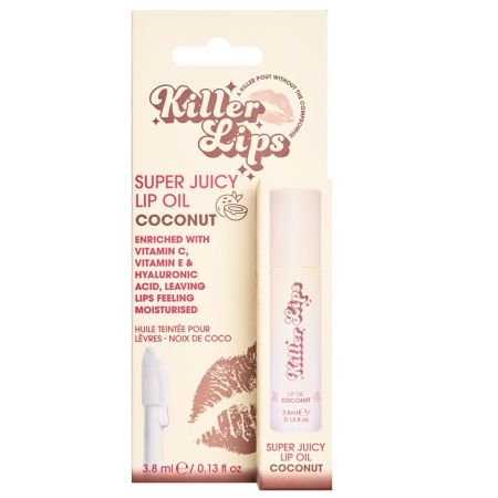 Ulei pentru buze Super Juicy Lip Oil, Coconut, 3.8 ml, Killer Lips