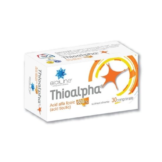 Thioalpha, 600 mg, 30 comprimate, BioSunLine