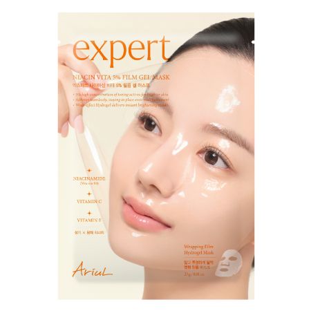 Masca hidrogel iluminatoare Niacin Vita 5% Expert, 23 g, Ariul