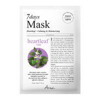 Masca servetel cu Heartleaf si panthenol 7Days MAsk, 23 ml, Ariul