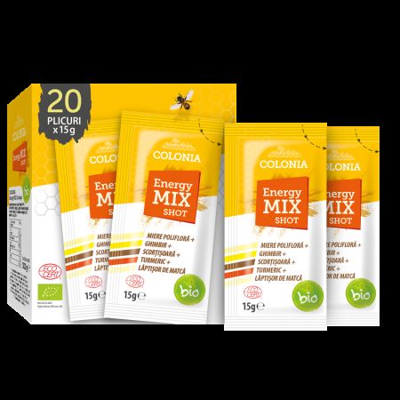 Energy Mix Shot Bio, 20 bucati x 15 g, Colonia