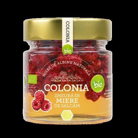Zmeura in miere de salcam, 250 g, Colonia