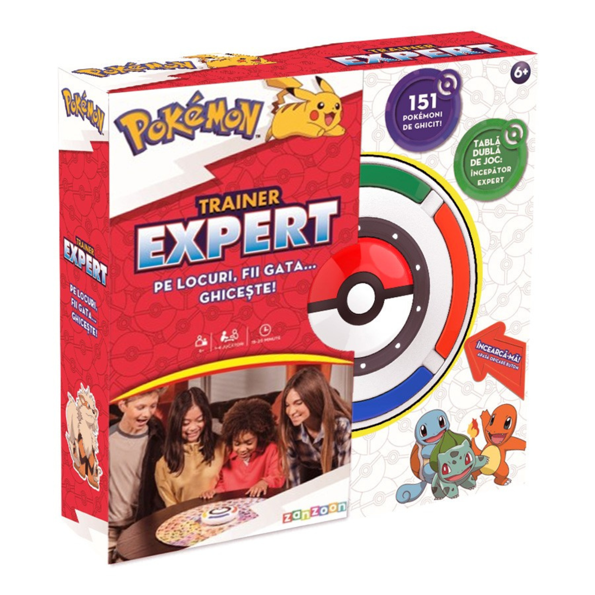 Joc interactiv Trainer Expert (RO), 6 ani+, Pokemon