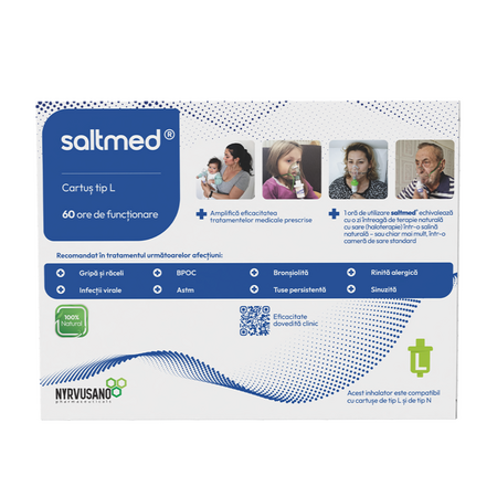 Inhalator aer salin uscat Tip L, Saltmed 772312