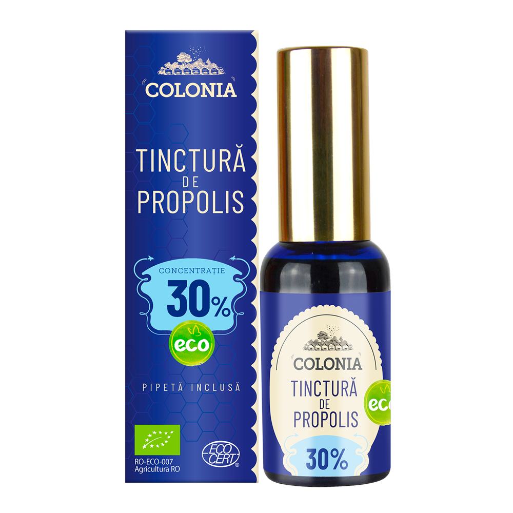 Tinctura de propolis 30% Bio, 30 ml, Colonia